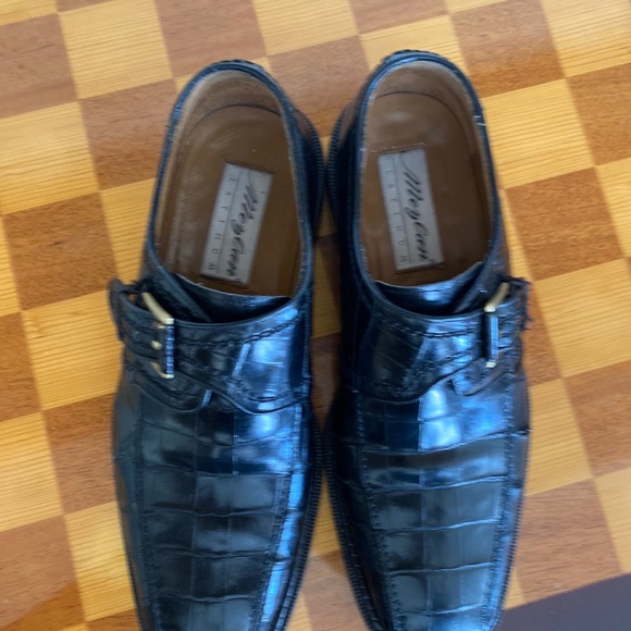 Mezlan Genuine alligator black 8 1/2 main image 7